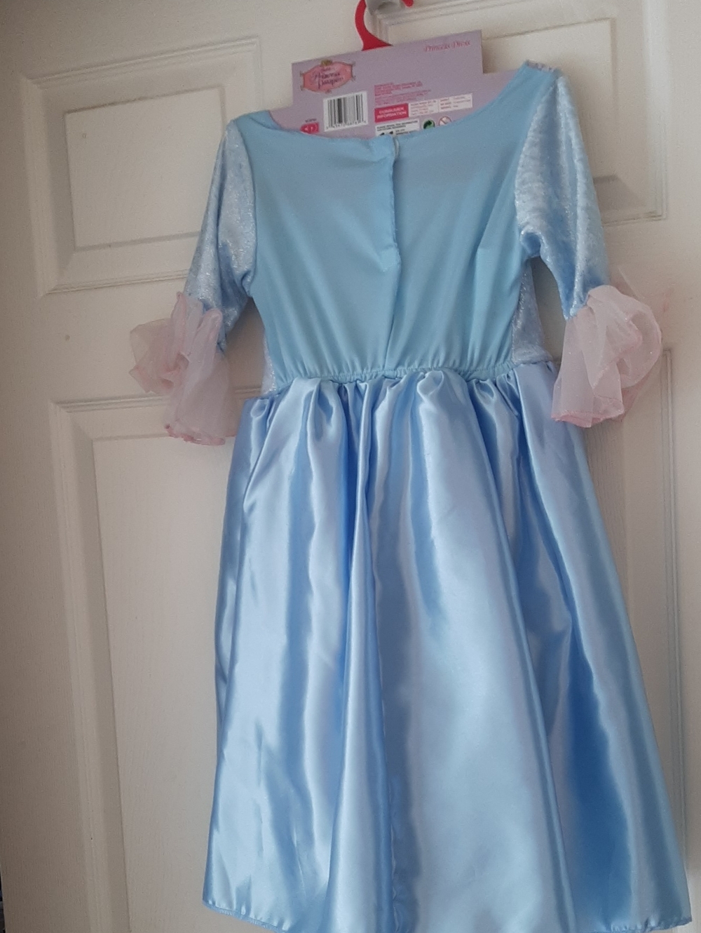 Barbie Blue and Pink Floral Princess Erika Costume Dress NWT - Picture 3 of 7